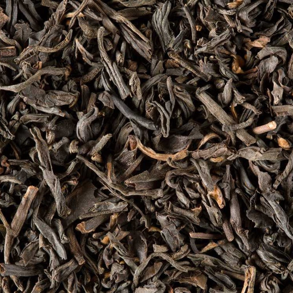Feuilles fines de thé noir Keemun en vrac