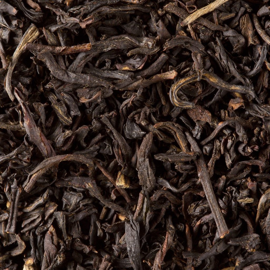 Feuilles de thé noir fumé Lapsang Souchong