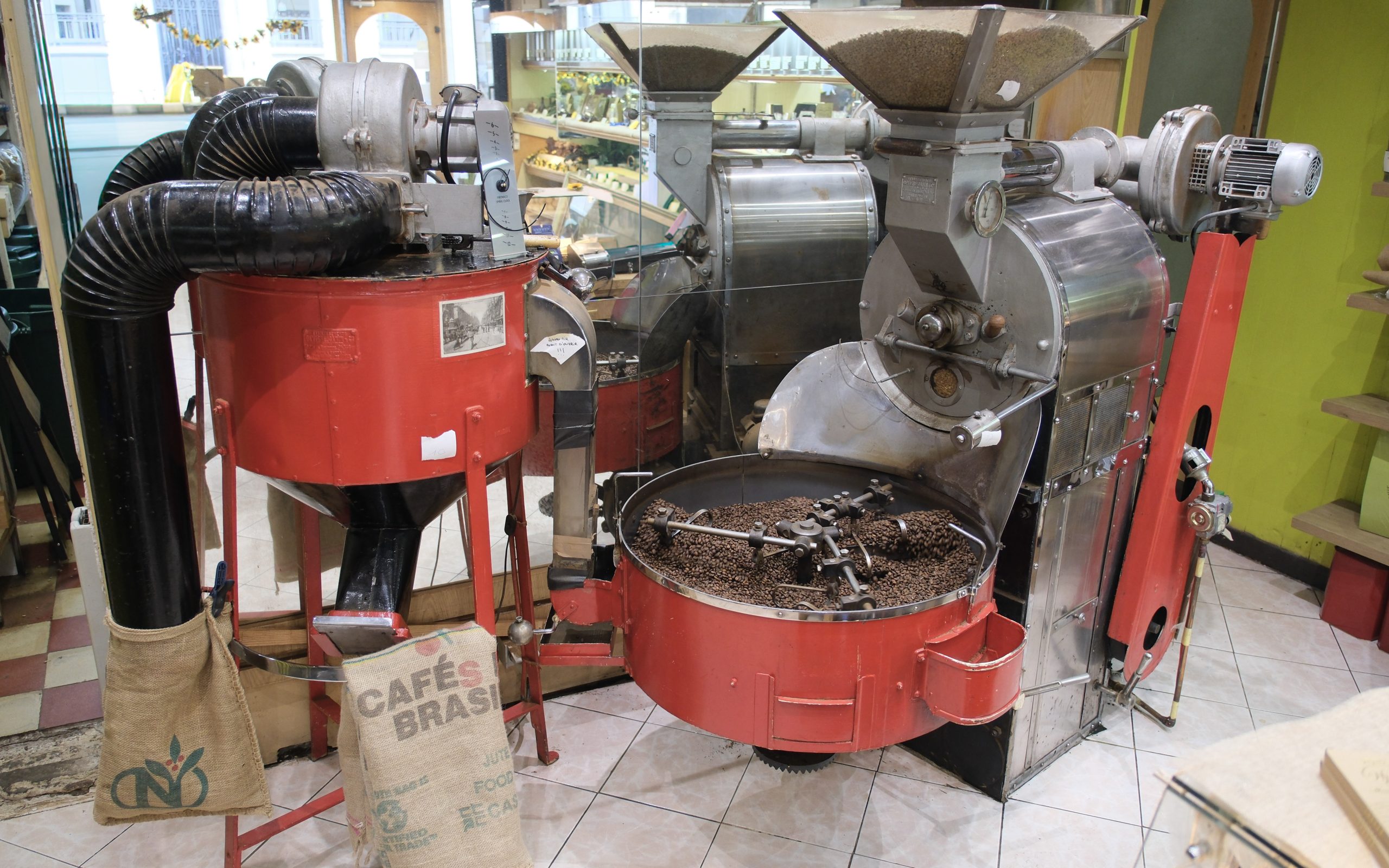 Machine à torréfier le café, La Maison Hubert, Marseille