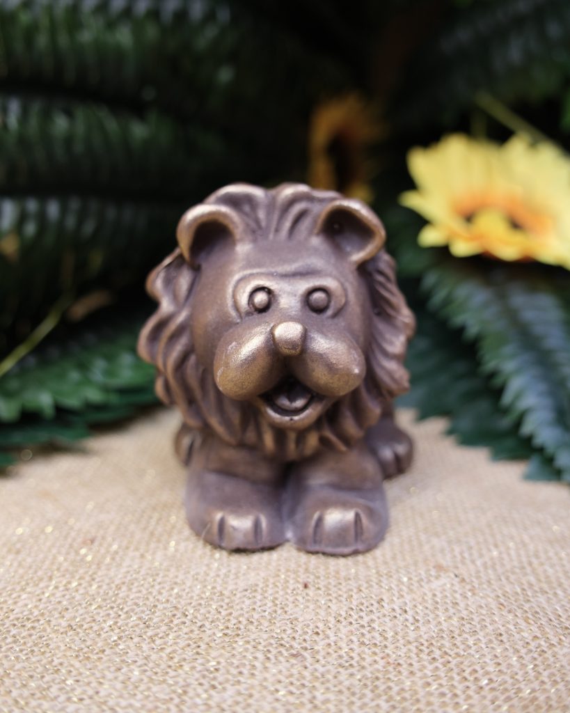 Sujet en chocolat · Lion
