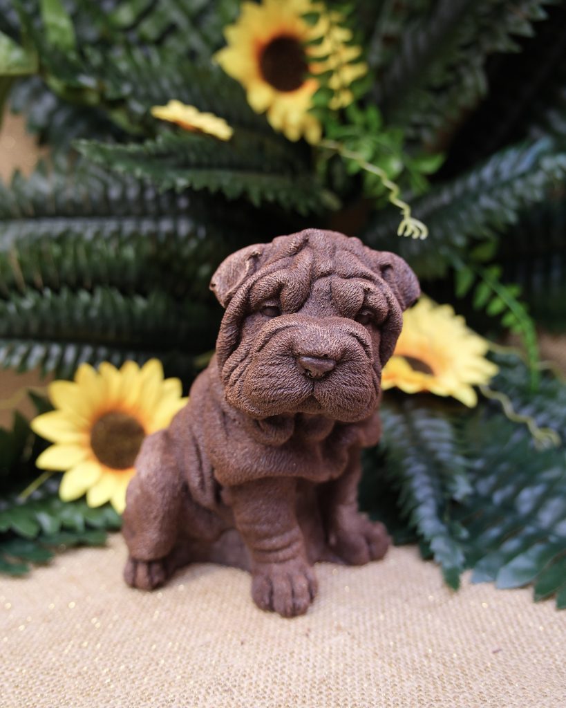 Sujet en chocolat · Shar-peï