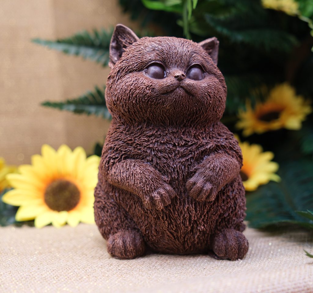 Sujet en chocolat · Chat